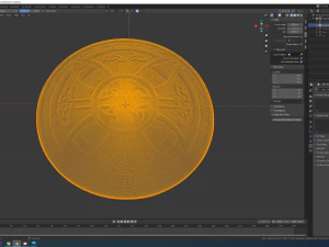 celtic shield 3d print model 3D Print Model