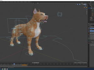 pitt bull 3D मॉडल