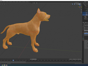 pitt bull 3D मॉडल