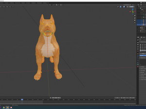 pitt bull 3D मॉडल