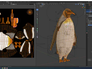 emperor penguin 3D Model