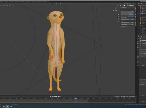 suricato Modelo 3D