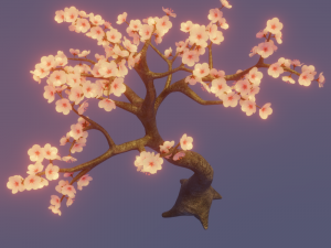 cherry tree 3D-Modell