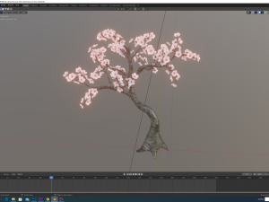 cherry tree 3D-Modell
