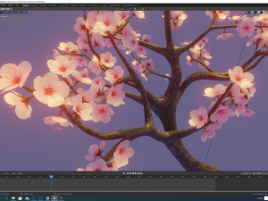 cherry tree 3D-Modell