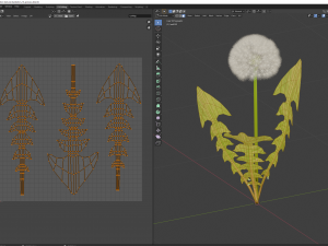 dandelion 3D-Modell