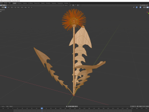 dandelion 3D-Modell