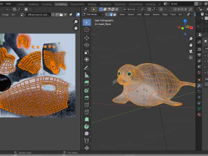 Robbentier 3D Modell