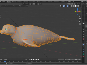 seal animal Modelo 3D