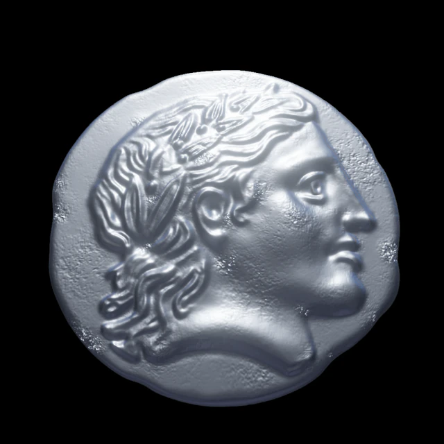 orpheus coin 3D Print Model .c4d .max .obj .3ds .fbx .stl .blend 