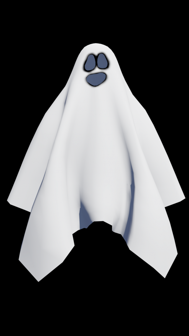 Ghost Modelo 3D .c4d .max .obj .3ds .fbx .stl .blend 