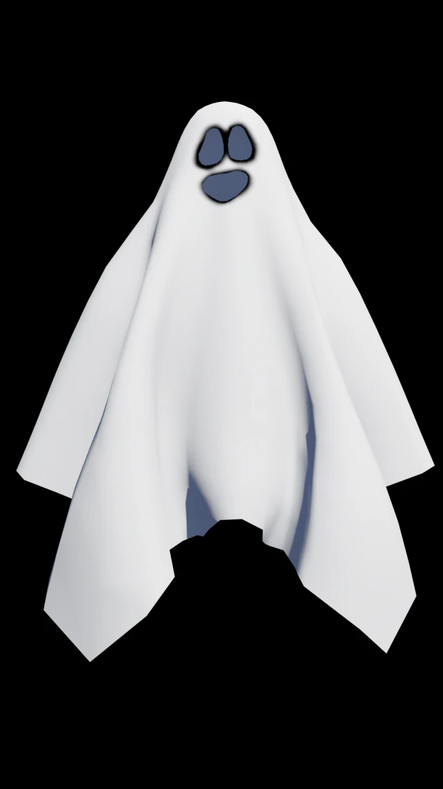 Fantasma Modello 3D .c4d .max .obj .3ds .fbx .stl .blend 