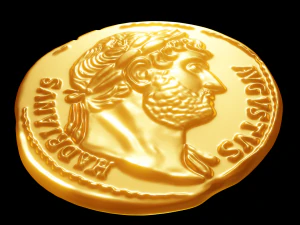 HADRIANVS AVGVSTVS coin 3D Print Model