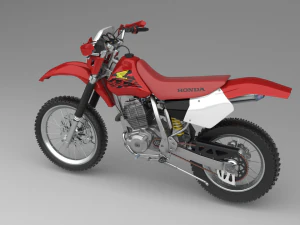 honda xr400 Modello 3D