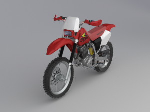 honda xr 400 3D मॉडल