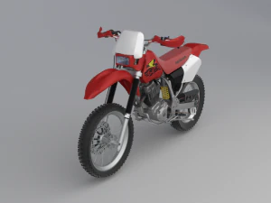 honda xr400 Modello 3D