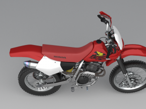 honda xr 400 3D मॉडल