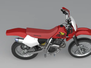 honda xr400 Modello 3D