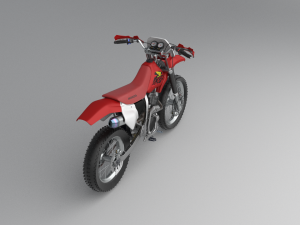 honda xr 400 3D मॉडल