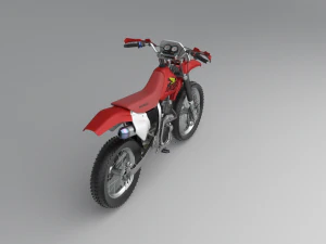 honda xr400 Modello 3D