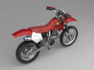 honda xr 400 3D मॉडल