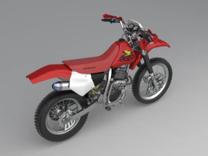 honda xr400 Modello 3D