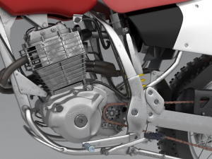 honda xr 400 3D मॉडल