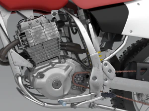 honda xr400 Modello 3D