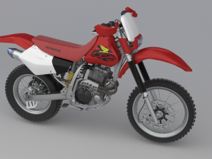 honda xr 400 3D मॉडल