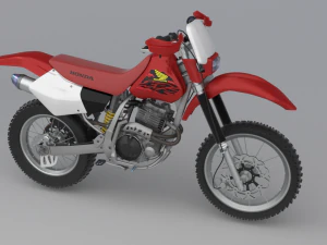 honda xr400 Modello 3D