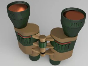 binocular 3D Model