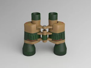 binocular 3D Model