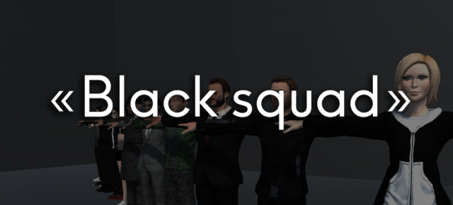 black squad Model 3D .c4d .max .obj .3ds .fbx .stl .blend 