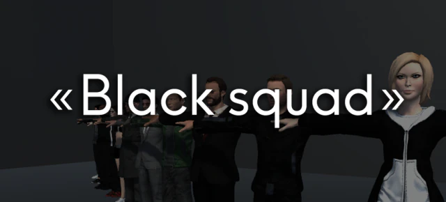 black squad 3D Model .c4d .max .obj .3ds .fbx .stl .blend 