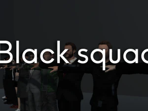 czarna ekipa Model 3D