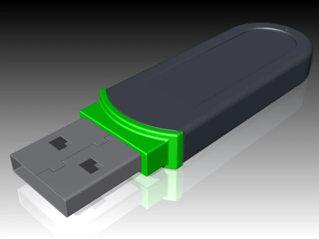 pendrive 3D Model .c4d .max .obj .3ds .fbx .stl .blend 
