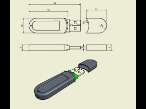 pendrive 3D Model