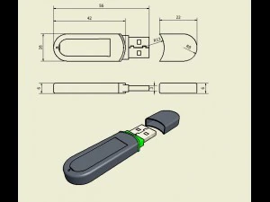 pendrive 3D Model