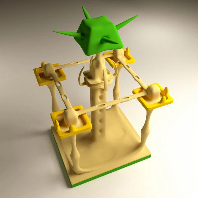 altar 3D Model .c4d .max .obj .3ds .fbx .stl .blend 