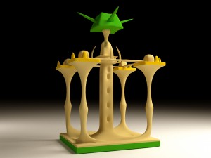altar 3Dモデル