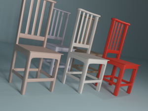 home chair 3D Модель