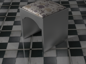classic stool 3D Model