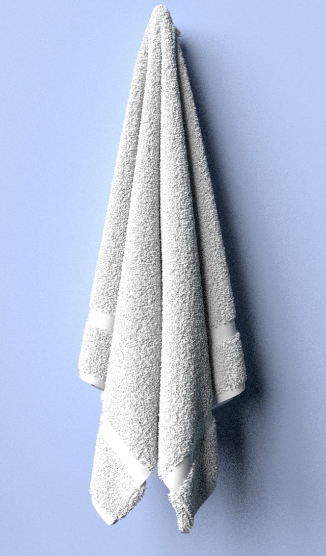 towel Model 3D .c4d .max .obj .3ds .fbx .stl .blend 