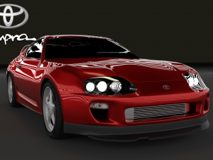 toyota supra 3D मॉडल