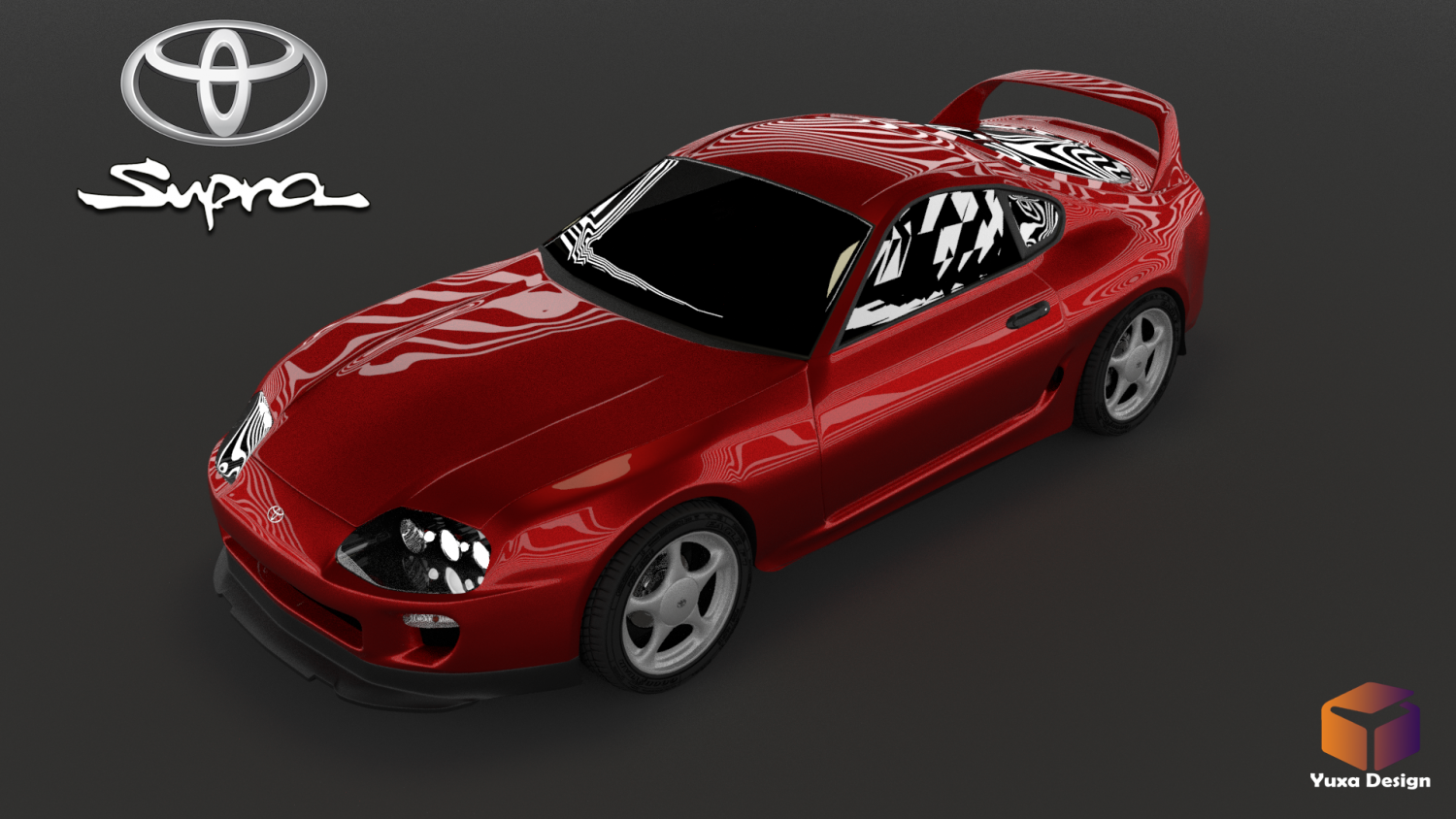 Toyota supra 3d model