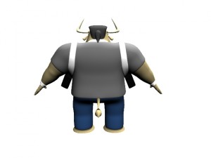 bull man Modèle 3D