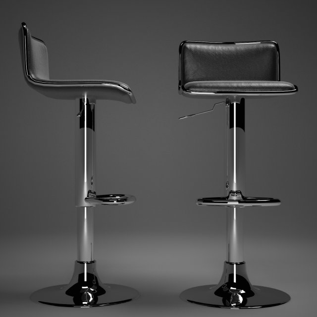 bar chair 3D मॉडल .c4d .max .obj .3ds .fbx .stl .blend 