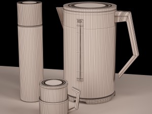teapot thermos mug Model 3D