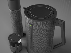 teapot thermos mug Model 3D