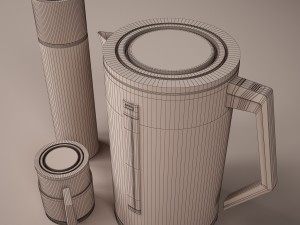 teapot thermos mug Model 3D